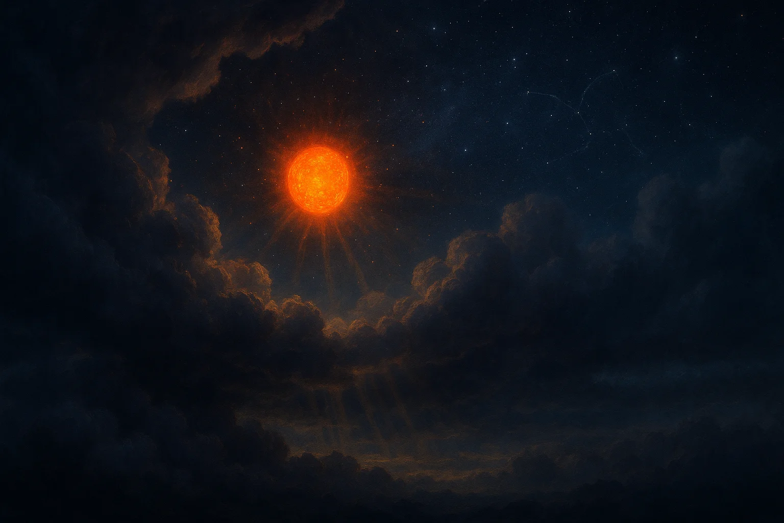 The clouds part briefly - clarity emerges