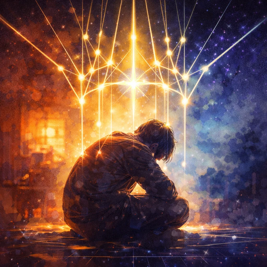 The King's constellation: Cepheus wearing the crown during chaos