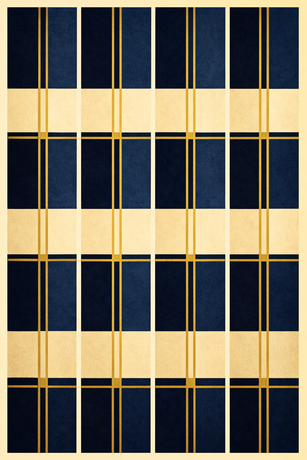 Daily ritual power - 7-day calendar with checkmarks, Art Deco Olympic style